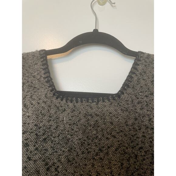 Marc New York Women’s Cheetah Striped Printed Poncho Shawl Wrap One Size - Picture 7 of 10